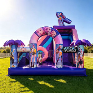 Nuevo Castillo Inflable Comercial K-POP Demon Hunters, Castillo Inflable para Niños, Alquiler para Fiestas al Aire Libre, Casa de Brinco - Product Image 6