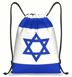 Waterproof Polyester Fashion Unisex National Flag Team Football Fans <b>Drawstring</b> <b>Backpack</b> for Soccer Italy Jamaica - Product Image 5