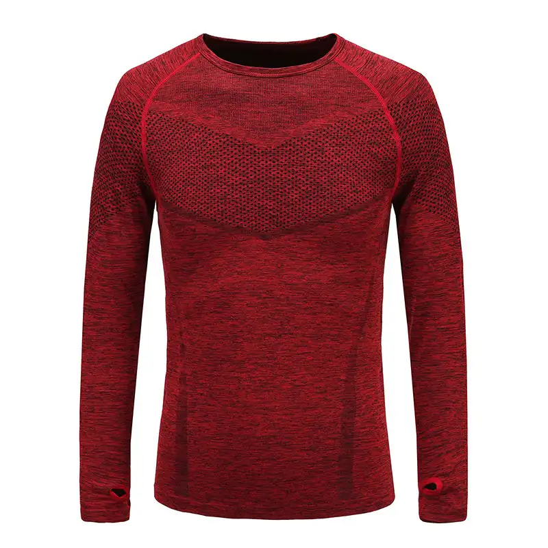 Breathable full sleeve gym sports dry men t-shirts sport