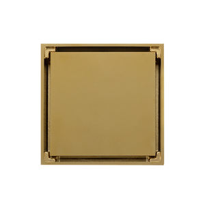 ท่อระบายน้ำในห้องน้ำแบบซ่อน ฝาปิดทองเหลืองป้องกันการอุดตัน ระบายน้ำเสียจากฝักบัวได้อย่างรวดเร็ว - Product Image 2