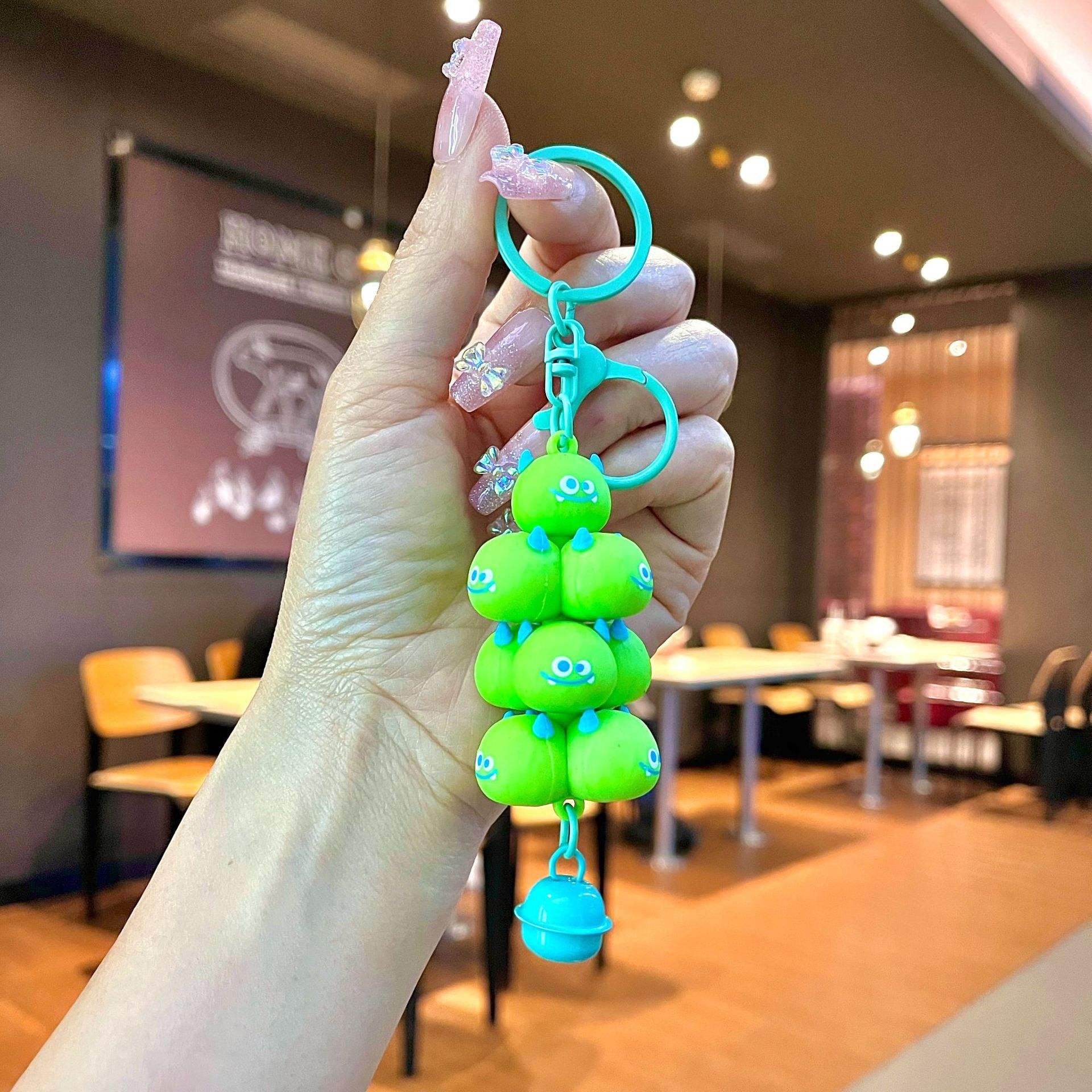 Cloche monstre vert musique empilable