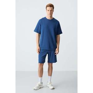 Ensemble de shorts pour homme en coton épais, doux et texturé, coupe ample, basique - 85257 - Parliament/parliament - Product Image 1