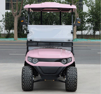 Voiturette de golf électrique 4 places économique, robuste, utilitaire, avec benne arrière, livraison en entrepôt