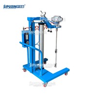 Disperseur mobile pneumatique à angle réglable 120° en acier inoxydable 304/316, semi-automatique, faible bruit, pour le mélange de saveurs