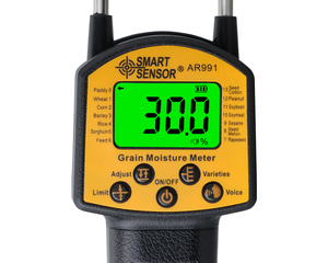 Smart Sensor AR991 Grain Moisture Analyzer <strong>Humidity</strong> <strong>Meter</strong> <strong>for</strong> Grain Corn,Wheat,Rice,Bean,Wheat Flour Fodder Rapeseed Seed - Product Image 2