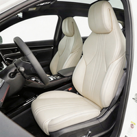 Housse de siège auto sur mesure pour BYD Sealion 6 2024, cuir Nappa et daim, imperméable, facile à nettoyer, ensemble complet, fabricant direct