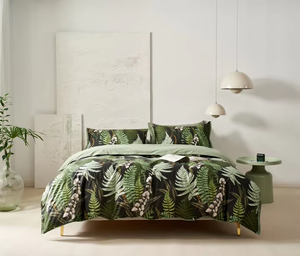 ชุดผ้าปูที่นอนพิมพ์ลายสำหรับขายส่ง ชุดผ้าห่มนวมคอตตอนหรูหราขนาดคิงไซส์ พร้อมบริการออกแบบพิมพ์ตามสั่ง - Product Image 4