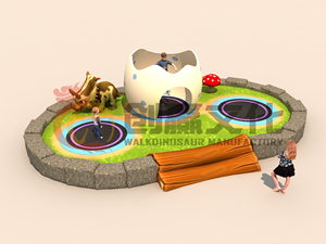 Produits de dinosaures pour parcs d'attractions, produits personnalisés pour parcs pour enfants, manèges à thème dinosaure pour enfants, lit à baldaquin, dinosaure grandeur nature - Product Image 6