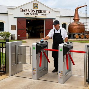 Torniquete <span class=keywords><strong>de</strong></span> acceso con tarjeta IC para miembros, puerta giratoria <span class=keywords><strong>de</strong></span> control <span class=keywords><strong>de</strong></span> acceso para campos <span class=keywords><strong>de</strong></span> golf - Product Image 3