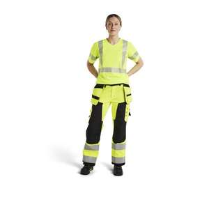 BLAKLADER - 715618113399C36 Pantalon haute visibilité pour femme Jaune/Noir-EAN 7330509502655 HI-VIS WORKWEAR - Product Image 3