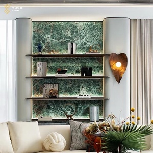 Yushi sang trọng Amazonit màu xanh lá cây quartzite bàn ăn nhà máy trực tiếp nhà biệt thự khách sạn tính năng tường Countertop - Product Image 6