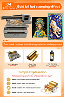 FUNSUN Harga Terbaik Printer UV A1 dengan Perangkat Lunak untuk Mencetak Botol Pulpen Casing Ponsel Kayu Plastik 9060 Printer Flatbed A1uv