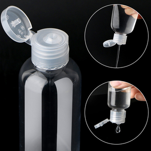 Pet trong suốt rỗng nhựa Refillable Lotion chai dầu gội đầu với Flip Top cap - Product Image 3