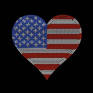 Transferencia de Diamantes de Imitación Eagle America 250 Años de Libertad, Transferencia de Diamantes de Imitación Americanos para el 4 de Julio para Camiseta - Product Image 5