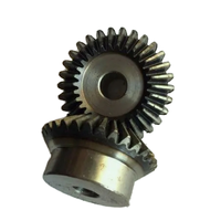 Engrenage conique hélicoïdal ZHX en acier inoxydable forgé, droitier, angle de pression 20°, diamètre extérieur 6-12 mm, 0,5 kg