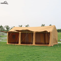 Tente de glamping gonflable de luxe, grande, résistante au vent, en tissu Oxford 600D, abri extérieur pour le camping dans le désert dans les pays du Moyen-Orient