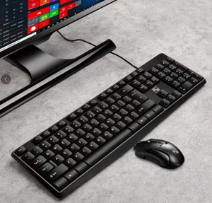 Conjunto de Teclado y Ratón Mecánicos para Oficina, Hogar y Juegos, Teclado Estándar con Cable, Disponible al por Mayor - Product Image 2