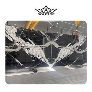 Losas de granito Goldtop Copa Cabana estilo Pop negro con manchas blancas a prueba de agua para uso en el suelo solución de diseño gráfico OEM/ODM - Product Image 1