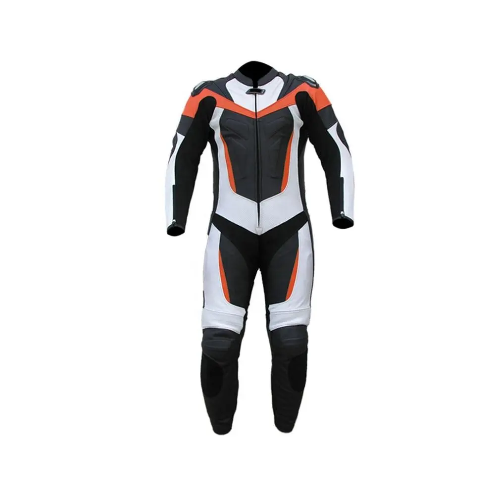 Professionnel de haute qualité personnalisé respirant moto cuirs costumes motard 1 pièce professionnel moto course costume