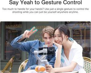 2. Estabilizador de cardán para teléfono inteligente Android IPh One Handheld Gimble Stick Trípode Soporte LED Luz de relleno Tiktok - Product Image 5