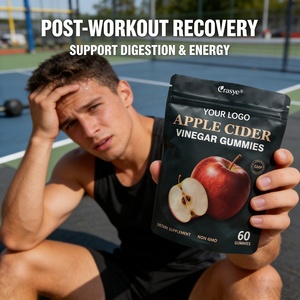 เยลลี่น้ำส้มสายชูแอปเปิ้ลขายดีในสหรัฐอเมริกาและยุโรป ช่วยลดน้ำหนักตามธรรมชาติ 1000 มก. อาหารเสริมน้ำส้มสายชูแอปเปิ้ลและวิตามินบี 12 เพื่อเพิ่มพลังงาน - Product Image 1