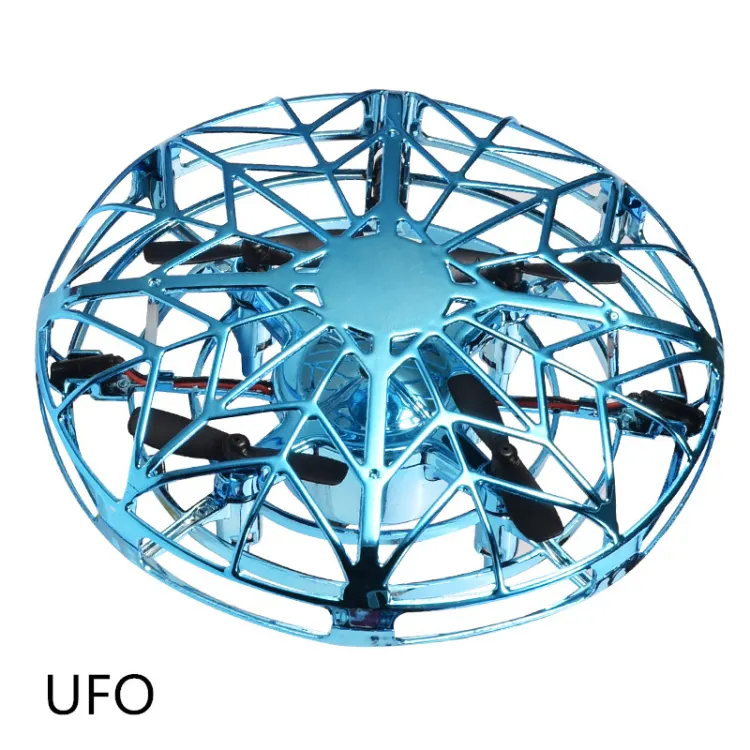 Iqoem sensing gestos aeronaves luzes suspensas, molhador voador, mini quatro eixos, uav, brinquedos para crianças, sensor de ufo