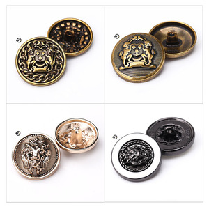 Botones Decorativos Combinados <span class=keywords><strong>de</strong></span> Aleación <span class=keywords><strong>de</strong></span> Zinc con Recubrimiento <span class=keywords><strong>de</strong></span> Níquel, Redondos y Curvos - Product Image 4