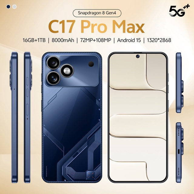 2026 New Unlocked Android 5G Smartphone 16GB RAM 1TB ROM 8000mAh Battery 7.3 Inch Dual SIM Card Spanish & English