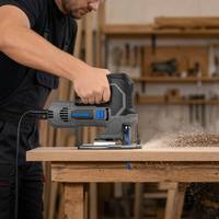 Vente directe d'usine, scie sauteuse électrique à fil de 750 W, machine à découper le bois avec base en aluminium