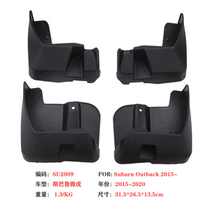 Guardabarros para Subaru Outback 2010-2020, Protectores de Neumáticos Delanteros y Traseros de Plástico, Color Negro - Product Image 3