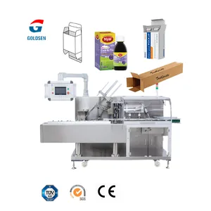 Cartonagem totalmente automática Carton Box Forming Carton Packaging Seling Machine para indústria de alimentos e cosméticos