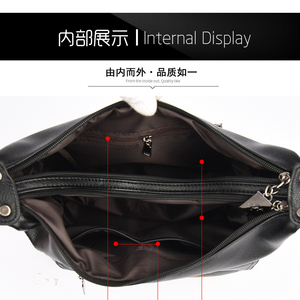 New Fashion Custom Handbags Simple Large-capacity PU Leather Shoulder Hand Bags Soft Shoulder <b>Tote</b> Bags Purse for Women - Product Image 6