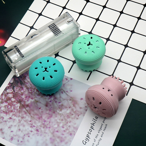 Venta al por mayor de alta calidad personalizado <span class=keywords><strong>pulpo</strong></span> cara lavado de silicona cepillo de limpieza de silicona suave herramientas de maquillaje limpiador - Product Image 5