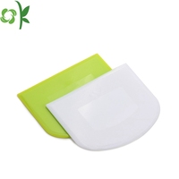 OKSILICONE Vente chaude Spatule à pâte de haute qualité Outil de pâtisserie Accessoires de cuisine Échantillon gratuit Plastiques PP Spatule à pâte à gâteau