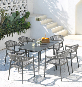 libre lado <span class=keywords><strong>muebles</strong></span> para <span class=keywords><strong>el</strong></span> patio trasero 4 plazas de plástico tejido de mimbre de mesa de bar y Taburetes - Product Image 5