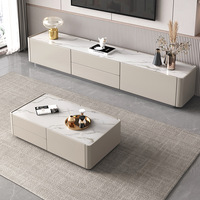 Prix de gros Table basse rectangulaire en bois de marbre 200 cm avec certificat CE pour salon domestique