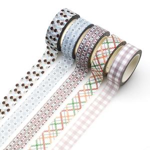 Cinta Adhesiva Decorativa Washi de Alta Calidad, Personalizada, a Todo Color, para Decorar Diarios y Álbumes de Recortes - Product Image 1