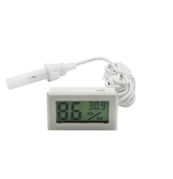 FY-12 Electronic Temperature and Humidity Meter with Probe Embedded Digital Display Temperature and Humidity Meter