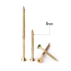 Mạ kẽm 100mm 200mm Vít dài tự khai thác Hex đầu Vít Torx solt có khía vít gỗ cho vách thạch cao sàn Fibreboard - Product Image 5