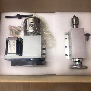 Motor Bifásico K5M-6-80A 57 80MM con Mandril Rotatorio de 3 Mordazas y 4 Ejes, Eje Hueco para 4ta Generación de Router de Fresadora, Eje Rotatorio de 80mm - Product Image 3