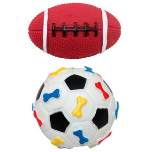 Sıcak satış depolama gıcırtılı köpek oyuncak seyahat köpek topu interaktif Pet vinil oyuncak - Product Image 3