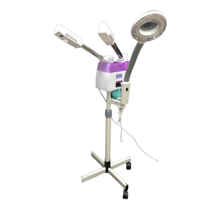 Chuyên Nghiệp 3-Trong-1 Hot Mist Trên Khuôn Mặt Hấp Máy Màu Đen 8X Magnifying Đèn Ozone Làm Sạch Sâu Điện Mặt Chăm Sóc Cho Salon - Product Image 1