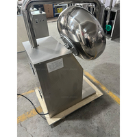 Machine de revêtement de bonbons au chocolat, aux noix, aux amandes, aux cacahuètes, au sucre, multifonctionnelle, haute productivité, production commerciale de chocolat au lait