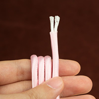 Matériaux DIY pour nœuds papillon : Bandes de tissu satiné rondes de 5 mm, cordons tressés à la main enveloppés de boutons pour vêtements et quilts