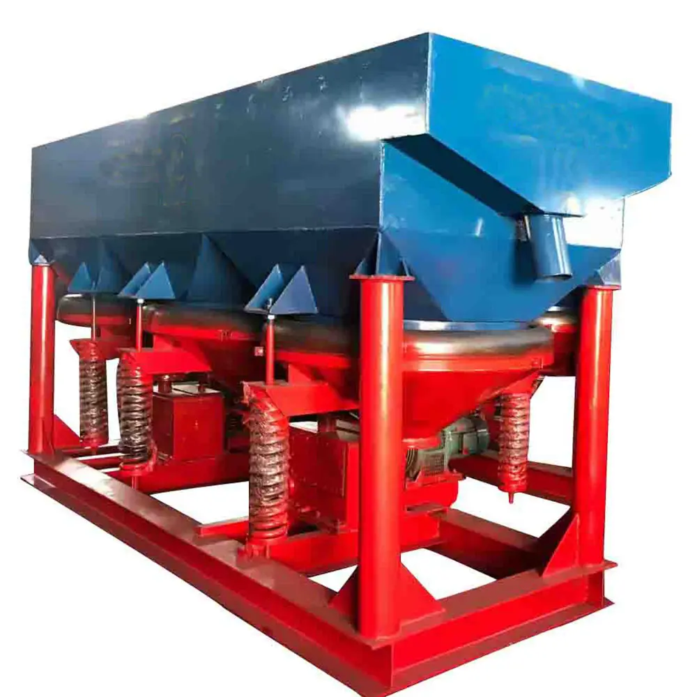 Madencilik işleme ekipmanları Tungsten yerçekimi yoğunlaştırıcı kömür yıkama Jig makinesi