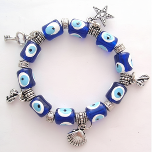 Mode perlée pour bracelet avec matière plastique de conception mauvais œil - Product Image 2