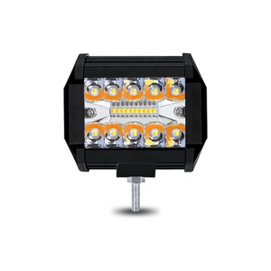 Barre lumineuse de travail LED XOVY 3 pouces tout-terrain 12V 24V 60W avec éclairage jaune pour voiture, camion, 4x4, SUV, VTT, remorque, pick-up, lampe combinée 4x4 - Product Image 1