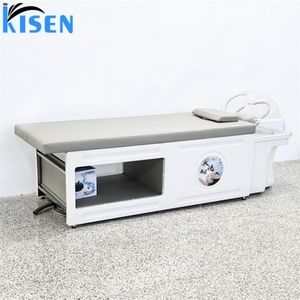 เก้าอี้สระผมแบบดึงออกได้ของ Kisen Modern Salon Furniture พร้อมระบบหมุนเวียนน้ำ อ่างล้างผมแบบถอดได้ คุณสมบัติอัจฉริยะ โหมดจัดเก็บข้อมูล โครงสร้างแข็งแรง - Product Image 3