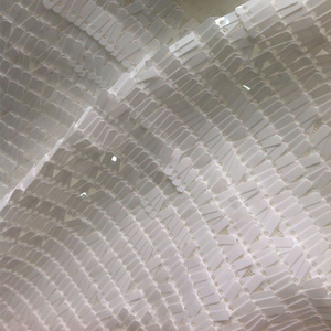 High Quality Spandex <strong>Polyester</strong> 3d Magic Embroidery African Dress Cloth 9mm Long Rainbow <strong>Rectangular</strong> Sequin Mesh Lace Fabric - Product Image 4