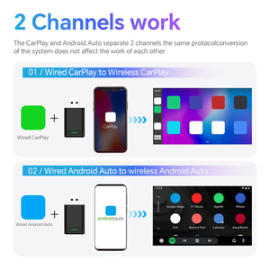 2025 New Convenient Plug-and-Play Wireless Carplay <b>Adapter</b> Dongle Wired to Wireless Conversion for Cars - Product Image 6